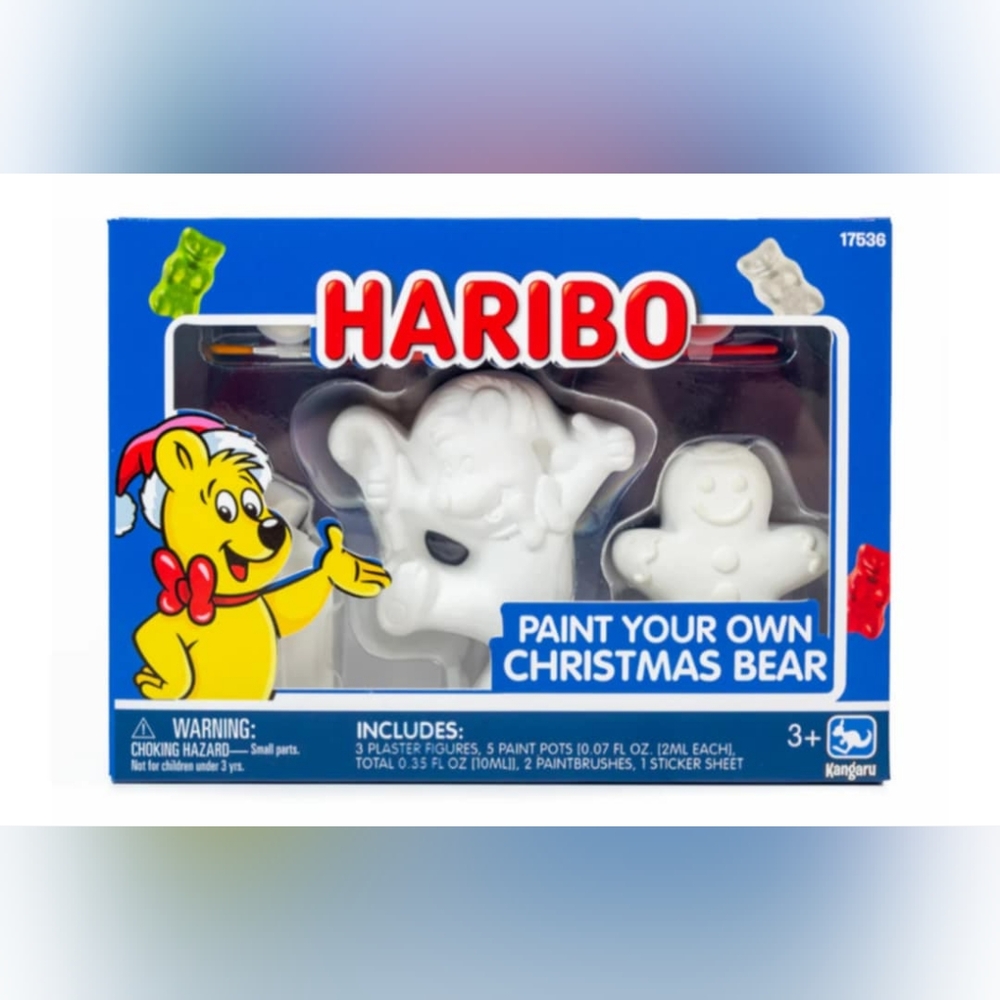 Haribo Paint Your Own Christmas Bear-Gummy Bear